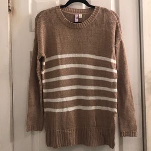 Francescas Mauve Striped Sweater